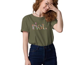 Riot. Organic Cotton T-Shirt | Quiet Rebellion Graphic Tee