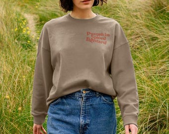 Pumpkin Spiced Bstard Sweatshirt | Organic Cotton Anarchy Fall Jumper
