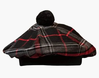 Tartan Scottish Tam O Shanter: Acrylic Wool Bonnet With  display picture 1