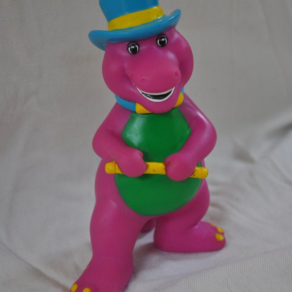 Vintage 90s BARNEY the DINOSAUR Purple Dino Toy