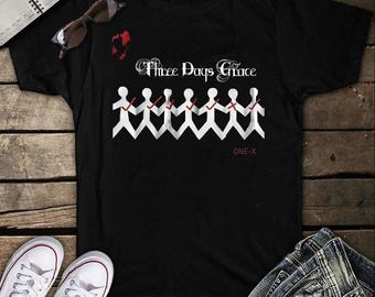 Three Days Grace Graphic T-shirt, Men's and Women's Sizes (TDG