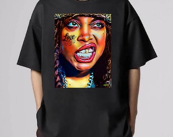Erykah Badu Retro T-shirt: Unisex Graphic Shirt