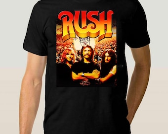 Rush Band Vintage T-shirt: Unisex Graphic Shirt