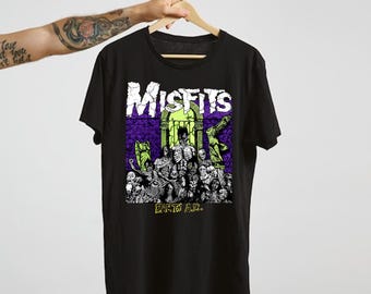 Misfits Band 90s Tshirts: Unisex Cotton Shirt
