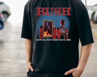 Rush Retro Style T-shirt: Unisex Graphic Shirt