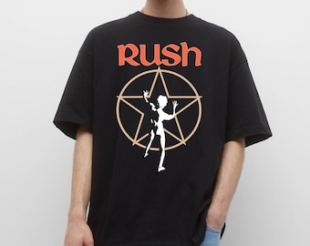 Retro Style Rush T-shirt: Unisex Graphic Shirt
