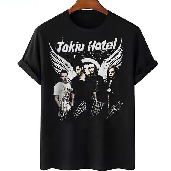 Tokio Hotel Band Signature T-shirt: Unisex Graphic Shirt - Etsy