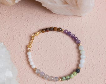 Aquarius Edelstein Armband: Handgemachter Astrologie Schmuck für Damen