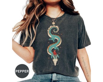 Dragon T Shirt, Spirited Away Shirt, Anime T Shirt, Japanese Dragon, Asian Dragon Tee, Dragon Rider, Soot Sprites T Shirt, Studio Ghibli