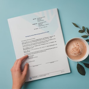 Modèle de résiliation de bail (DOCX + PDF) avec guide de remplissage | Article 573c du Code civil allemand (BGB) | Téléchargement instantané