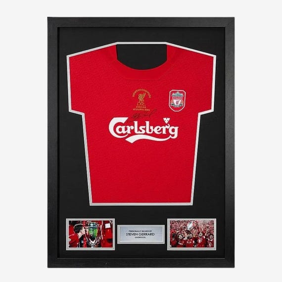 スティーブン・ジェラード サイン入りユニフォーム CL優勝記念 証明書