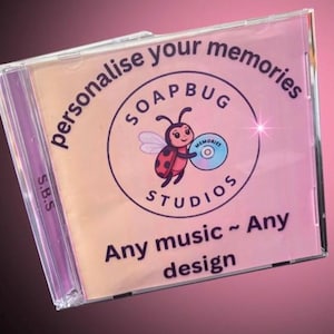 Custom CD with artwork, Jewel case, 80 minute playlist