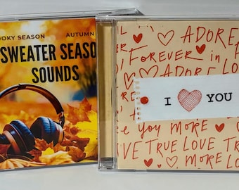 Personalised Music CD, Custom Artwork, Playlist, Romantic, Anniversary, birthday, Mother’s Day,Handmade Album