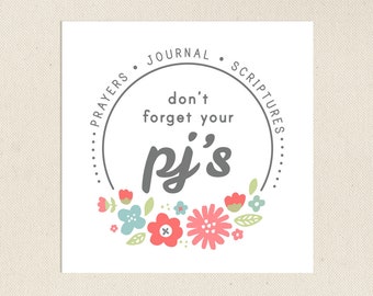 Folleto para Mujeres Jóvenes / Campamento para Mujeres Jóvenes / Días de Actividades / No olvides tu pijama / Diario de Oraciones y Escrituras