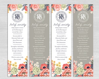 Relief Society Bookmarks - Purpose of Relief Society