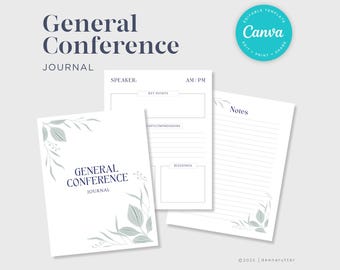 Diário da Conferência Geral | Download Digital | Diário para Imprimir | Diário de Estudos | Caderno de Conferência