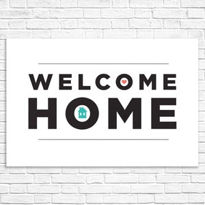 LDS Missionary Welcome Home Poster Set - 2 Colors 5 Sizes - Instant Download