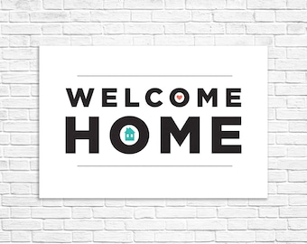 LDS Missionary Welcome Home Poster Set - 2 Colors 5 Sizes - Instant Download