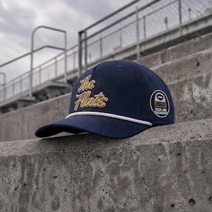 PRE-ORDER* Limited Edition Tech and Touchdowns “The Flats” SnapBack Hat - Navy