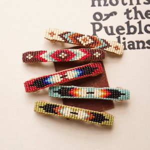 BB-01 handmade beaded barrette