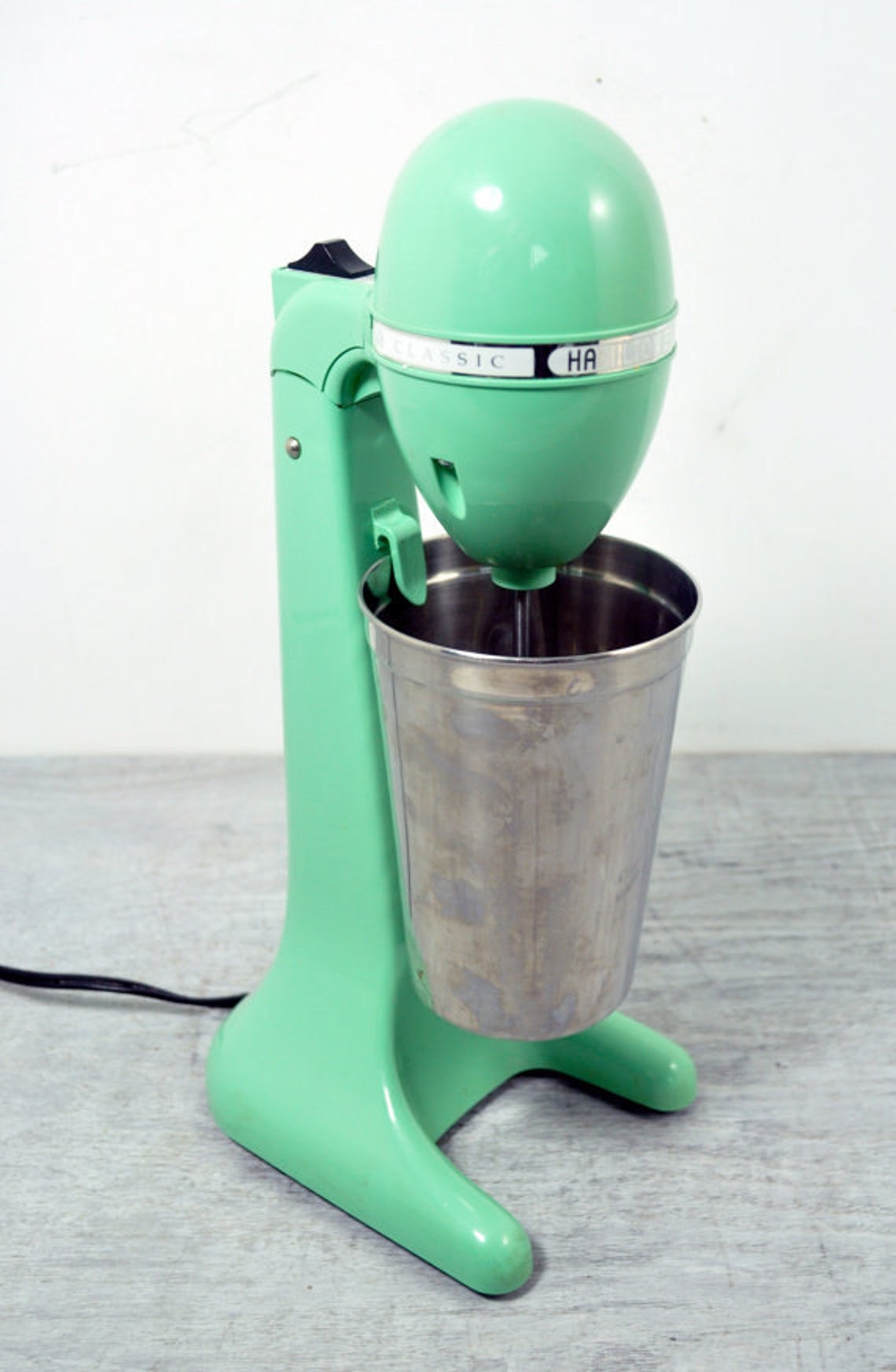 Vintage Milkshake Blender Mixer Hamilton Beach Mint Green Etsy