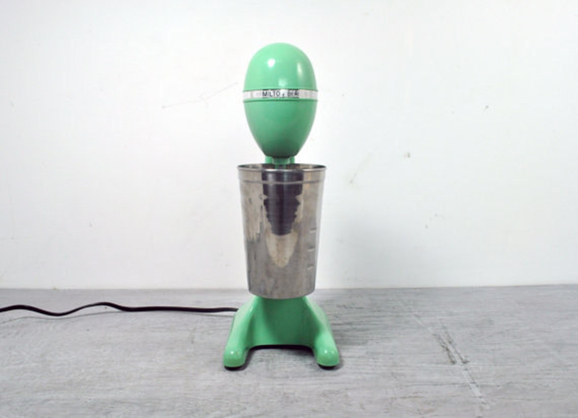 Vintage Milkshake Blender Mixer Hamilton Beach Mint Green Etsy