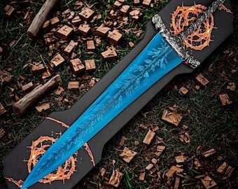Réplica da Espada Grande Lua Negra de Elden Ring | Espada artesanal para cosplay de gamer