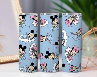 Cartoon Mouse 20oz Tumbler Wrap | Whimsical Design (Digital Download)