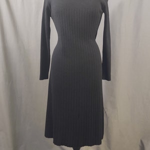 1970s Allora wool and acrylic sweater dress image 4