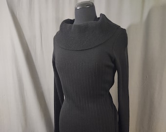 1970s Allora wool and acrylic sweater dress