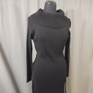 1970s Allora wool and acrylic sweater dress image 2