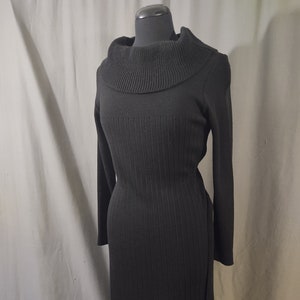 1970s Allora wool and acrylic sweater dress image 1