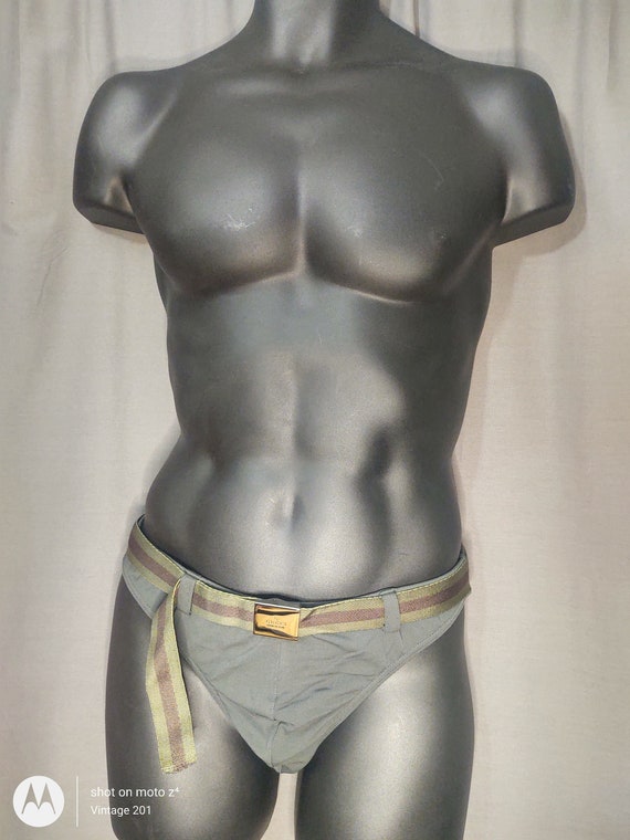 Tom Ford for Gucci 1999 Men's Swim Briefs Belted … - image 1