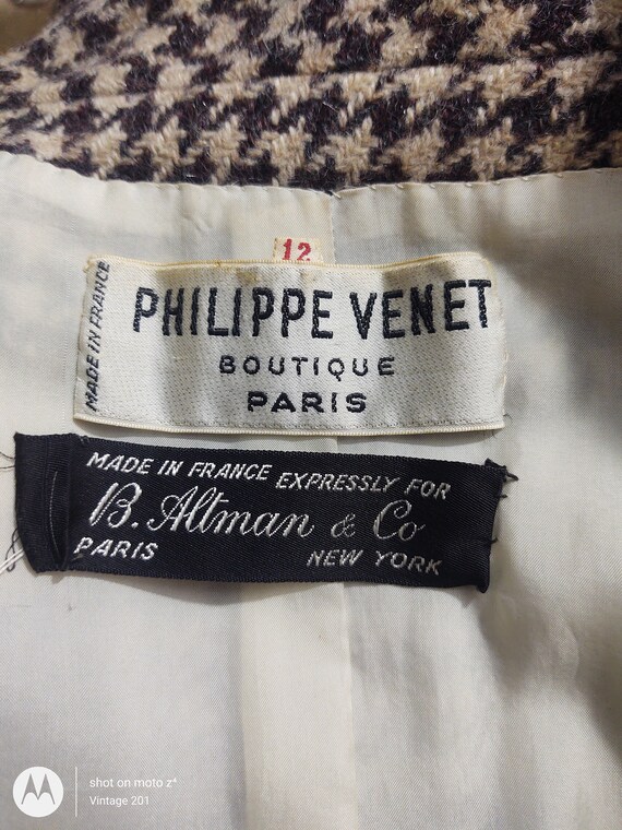 Vintage 1960s Phillippe Venet Boutique Paris Excl… - image 10