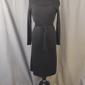 1970s Allora wool and acrylic sweater dress image 5
