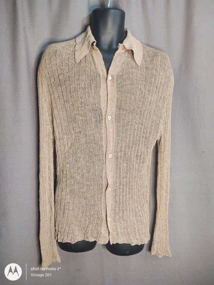 Tom Ford for Gucci 1997 Wool Loose Knit Sweater - Etsy