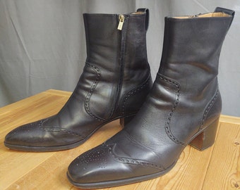 靴 Yves Saint Laurent JONNY65 ZIP BOOTS Yves Saint Laurent Black Jonny Boots Tom Ford 44.5 Men's US
