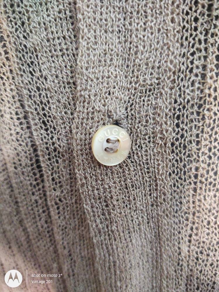 Tom Ford for Gucci 1997 Wool Loose Knit Sweater - Etsy