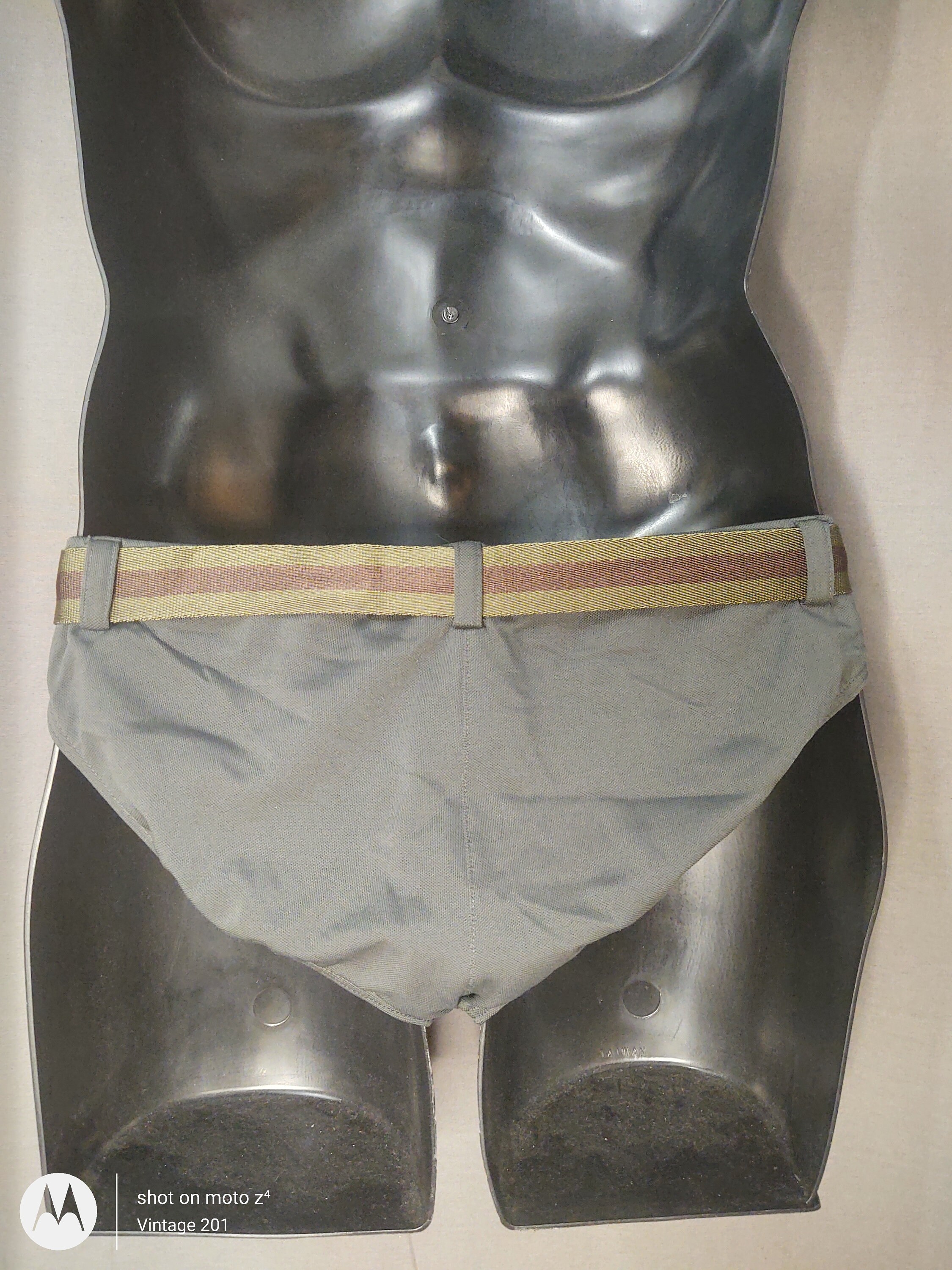 Tom Ford for Gucci 1999 Men's Swim Briefs Belted in Army