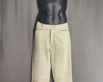 Tom Ford for Gucci Men's Flare Suede Pants Euro Size 54