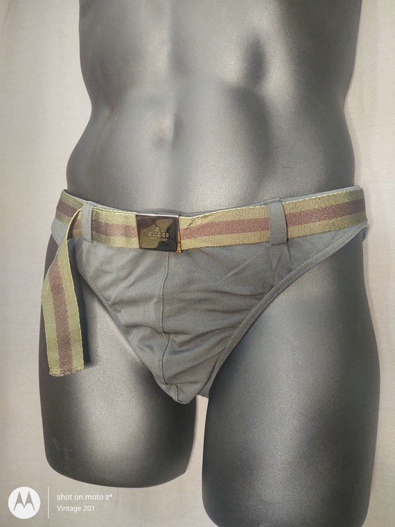 Tom Ford for Gucci 1999 Men's Swim Briefs Belted … - image 7