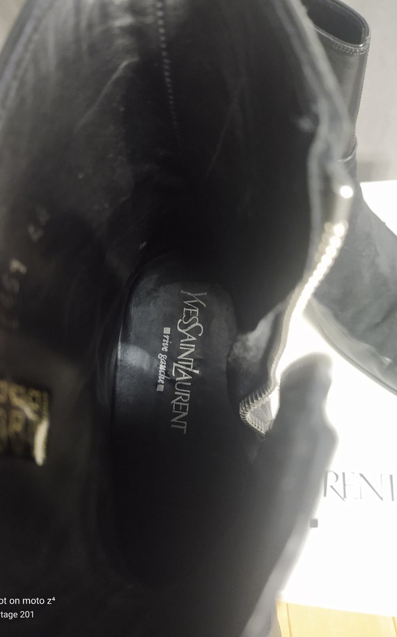 YSL Men's Jonny 65 Mini Goat Boots-Black/Suede EU… - image 8