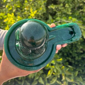 Huge !! Green Jade Shivling ~ Margaj Shiva Lingam Statue ~ Panchmukhi Pashupatinath Shivl ~ Crystal Shivlingam ~ 4990 Grams , 11.02" Inches image 15