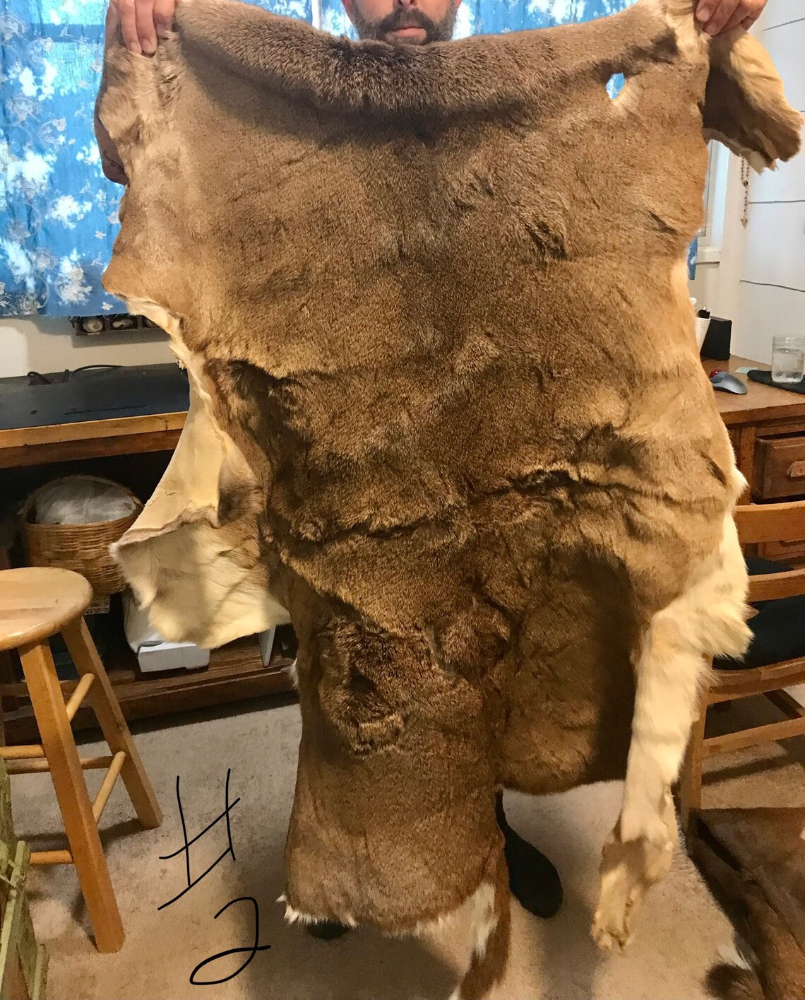 Self tanned deer hides pelts Etsy