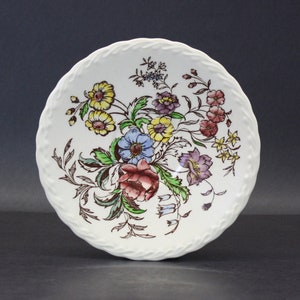 Vintage Vernon Kilns &#39;May Flower&#39; Saucers, Set of 4 (E147)