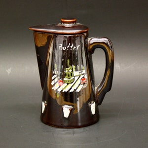 Vintage Pitcher with Butter Churn (E3415)