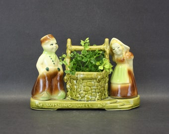 Vintage Shawnee 1950's Wishing Well USA Planter (E222) - Etsy