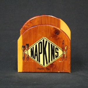 Vintage Napkin Wooden  Holder (V2104)