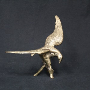 Vintage Brass American Eagle On Branch (V3913)