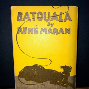 Vintage 1922 Boni Books &#39;Batouala&#39; by Rene Maran Paperback Book (V342)